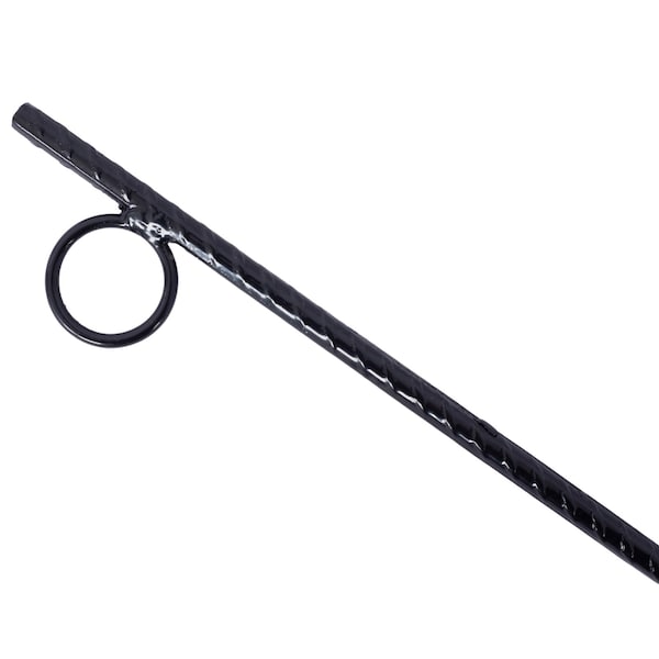 Edendirect 8-Piece Heavy Duty Steel Rebar Stake Tent Canopy Ground Stakes with Angled Ends and 1 in. Loops - IR-W46573143
