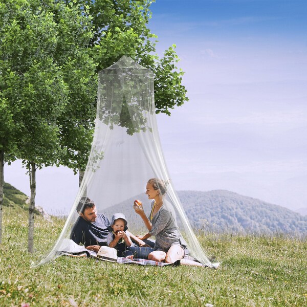 Lavish Home Mosquito Repelling Net - Hanging Canopy for Camping with Large Screen Opening by - 75-31215