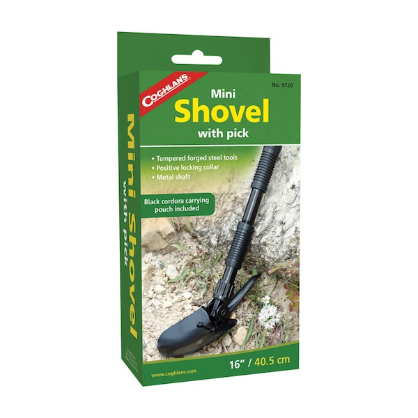 Coghlans Coghlan's Black Shovel/Pick 7.625 in. H X 3.875 in. W X 16 in. L 1 pk - 9720