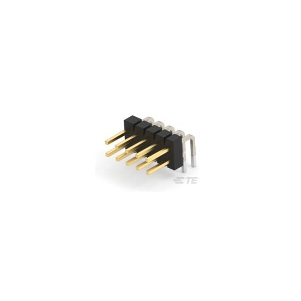 Te Connectivity Headers & Wire Housings Hdr Ra 2X05P .1 230/090 30 Au - 5-103801-5