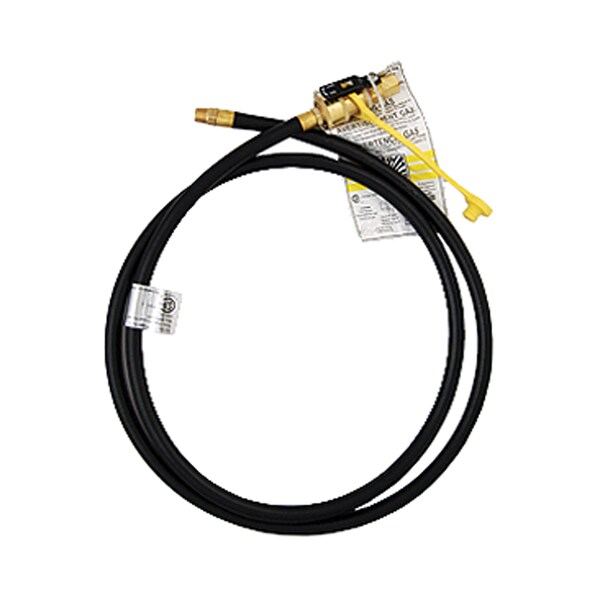 Marshall Excelsior Marshall Excelsior MER14TCQD-72P Quick Connect LP Hose with Shut-Off Valve - 72" - MER14TCQD-72P