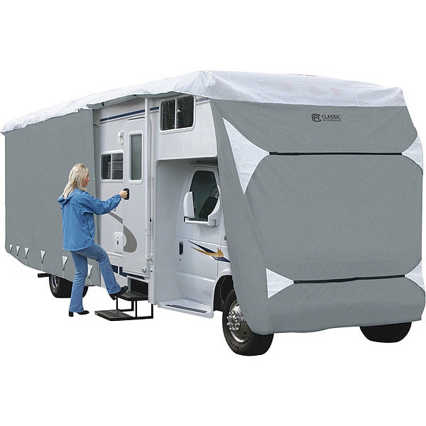Classic Accessories Class C RV Cover, 32 ft.-35 ft. RVs Grey - 80-344-193101-RT