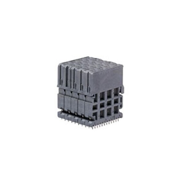 Molex Board Stacking Connector, 120 Contact(S), 12 Row(S), Female, Straight, 0.075 Inch Pitch, Press Fit - 1703901020