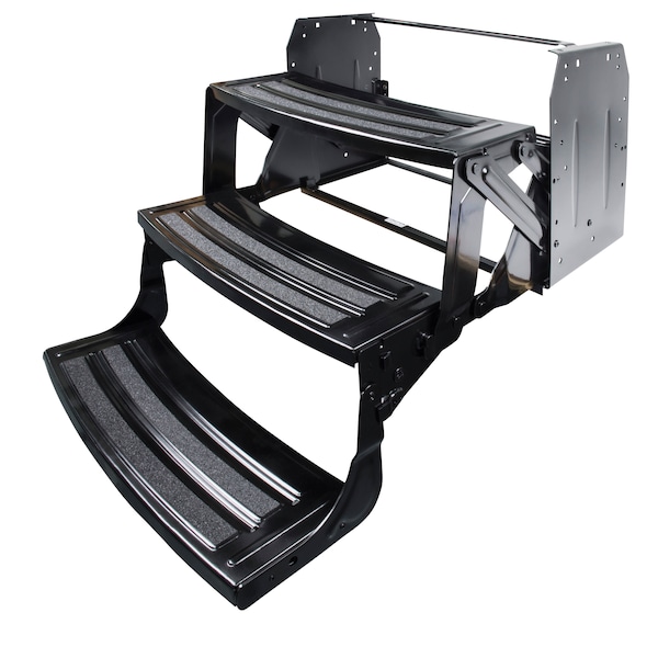 Lippert Lippert 432690 24" Radius Corner Manual Step - Triple, 9" Rise - 432690