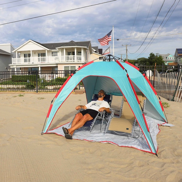 Snow Joe Bliss Hammocks PopUp Beach Tent W Carry Bag - BHT-A39-TO