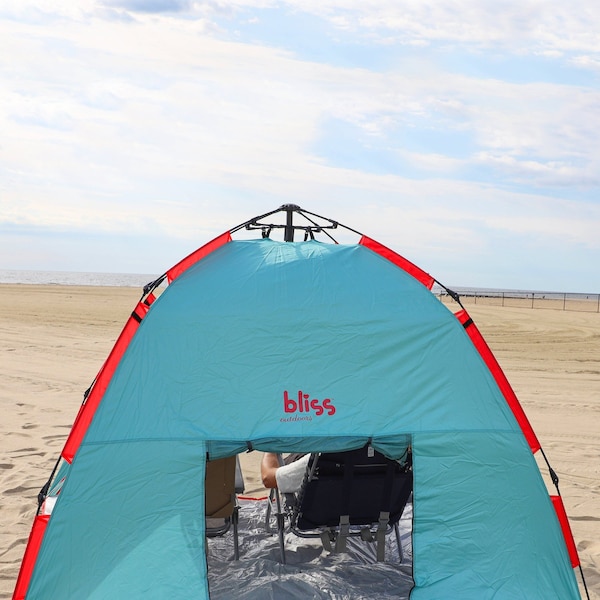 Snow Joe Bliss Hammocks PopUp Beach Tent W Carry Bag - BHT-A39-TO