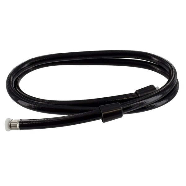 Valterra Shower Head Hose, 60 Inch Length; Fits Phoenix Exterior Shower Part Number 377BK; Black/ Viny - PF276018