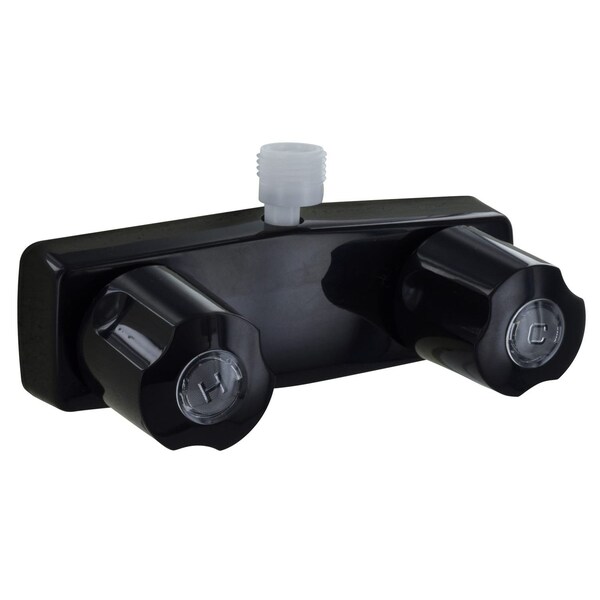 Valterra Shower Control Valve, 2 Valve; Single Piece Wall Mount; Plastic Compression Valve; 4 Inch Center - PF213741