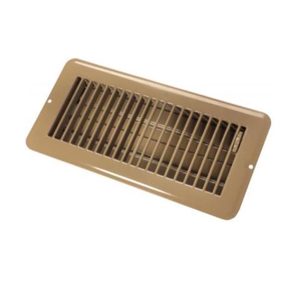 Jr Products Floor Mount; Rectangular; 4 Inch Width x 10 Inch Length; 5-9/16 Inch Width Overall x 11-1 - 02-29015