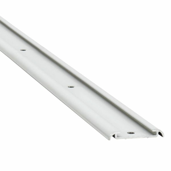 Strike3 8 ft. RV Aluminum Flat Trim Molding with Insert, Polar White - ST3639434