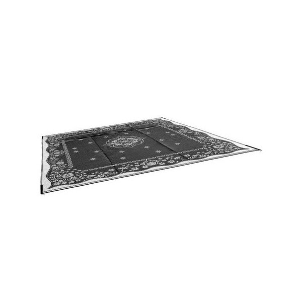 Camco OUTDOOR MAT, 9FT X 12FT, CHARCOAL ORIENTAL, W/UV - 42853