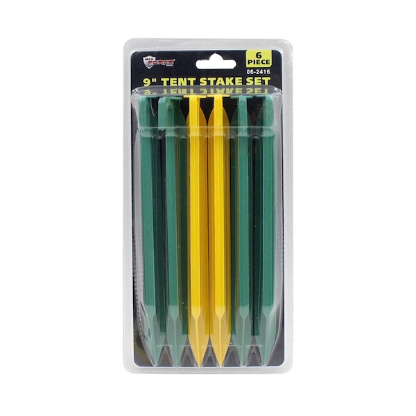 Iit Max Force Outdoors and Camping Tent Stake Set Plastic 6 pk - 06-2416