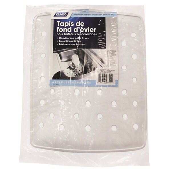 Camco SINK MAT RV & MARINE 10 X 11-3/4IN, WHITE - 43720