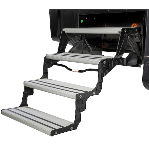Lippert Lippert 432698 Alumi-Tread Manual Steps - Quad Step - 432698