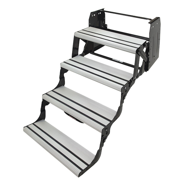 Lippert Lippert 432698 Alumi-Tread Manual Steps - Quad Step - 432698