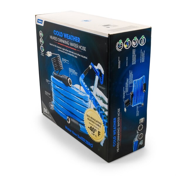 Camco HEATED DRINKING WATER HOSE -40, 50FT, 5/8IN ID (E/F) CETLUS, LLC - 22924