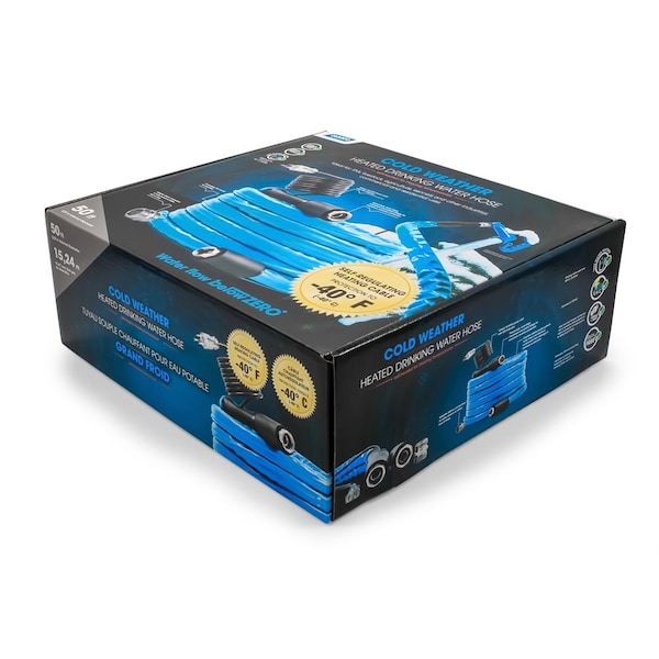 Camco HEATED DRINKING WATER HOSE -40, 50FT, 5/8IN ID (E/F) CETLUS, LLC - 22924