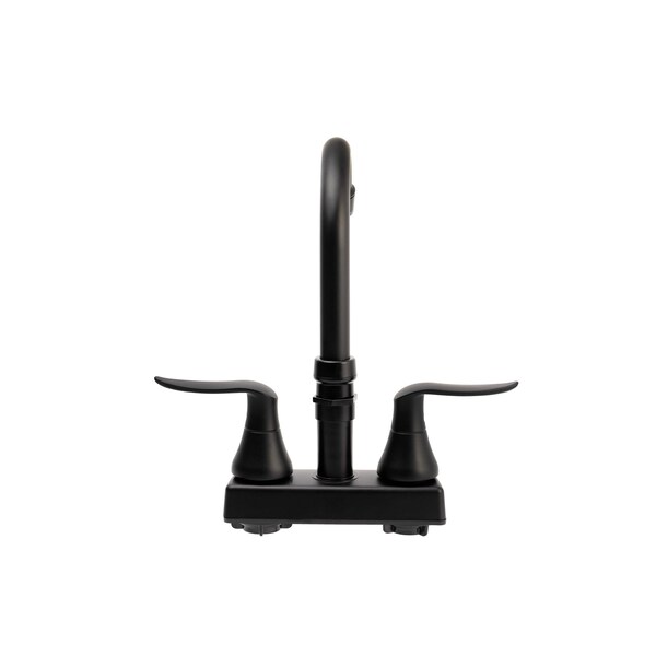 Dura Faucet Elegant RV Bar Faucet with Quick Connect Spout - Matte Black - DF-SA180LHK-MB