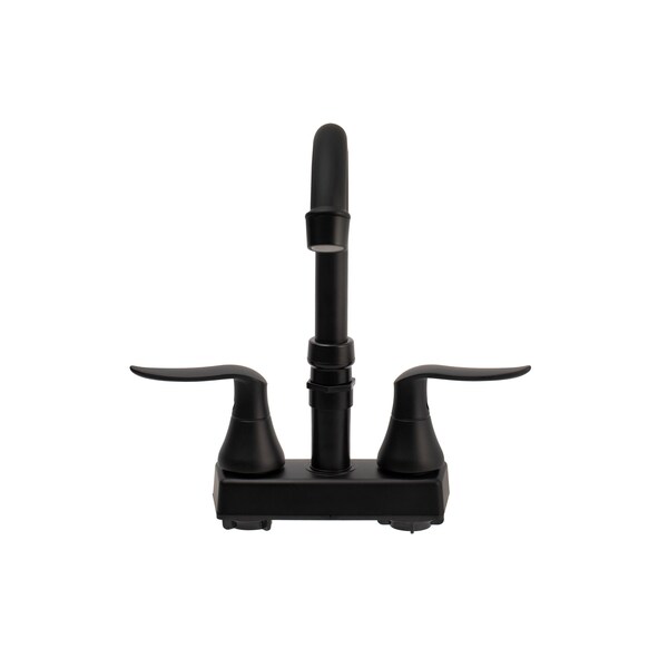 Dura Faucet Elegant RV Bar Faucet with Quick Connect Spout - Matte Black - DF-SA180LHK-MB