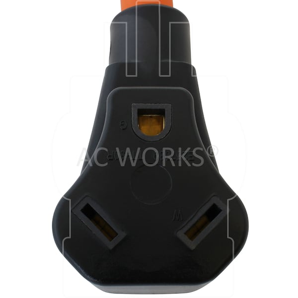 Ac Works 1.5FT 10-30P 30A Old Dryer Plug to 30A RV Adapter - RV1030TT-018
