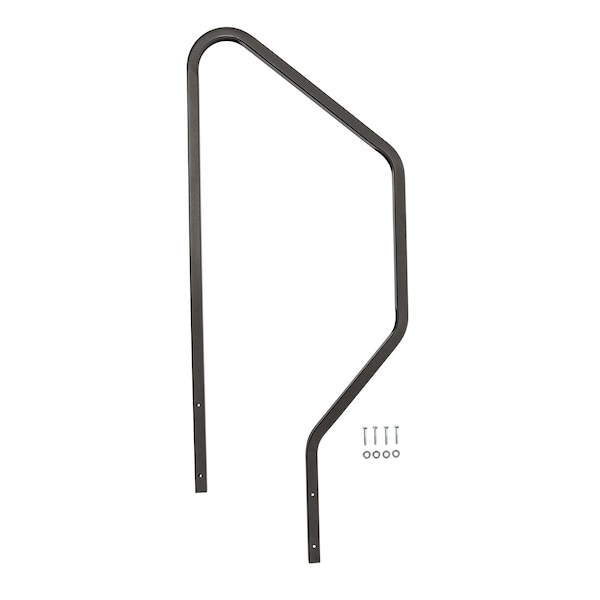 Mor/Ryde STEPS AND STEP RUGS RV Use With 2nd Generation StepAbove 4 Step RV Steps Black Powder Coated - STP214-120H