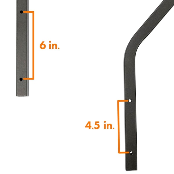 Mor/Ryde STEPS AND STEP RUGS RV Use With 2nd Generation StepAbove 4 Step RV Steps Black Powder Coated - STP214-120H