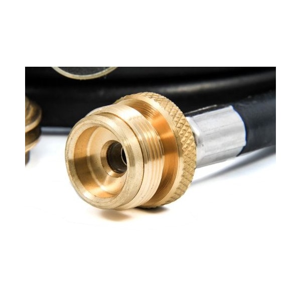 Camco BRASS TEE W/3 PORTS, W/ 12FT HOSE - 59103