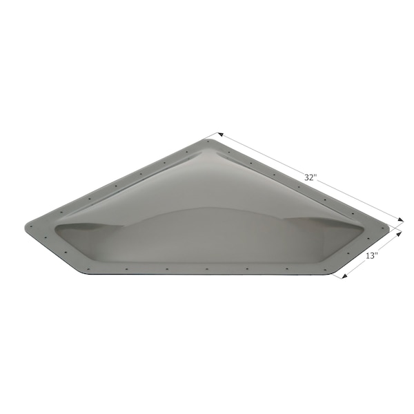 Icon RV Skylight NSL2810 - 32in x 13in with Neo Angle, Smoke - 12112