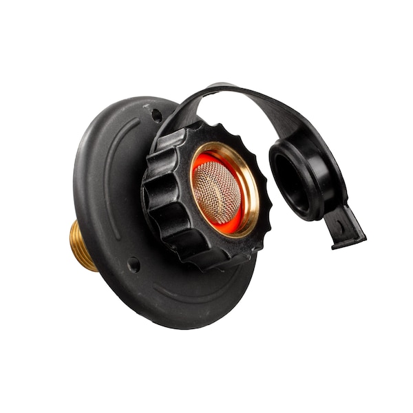 Jr Products CITY WATER FLANGE, FPT, BLACK - 62265