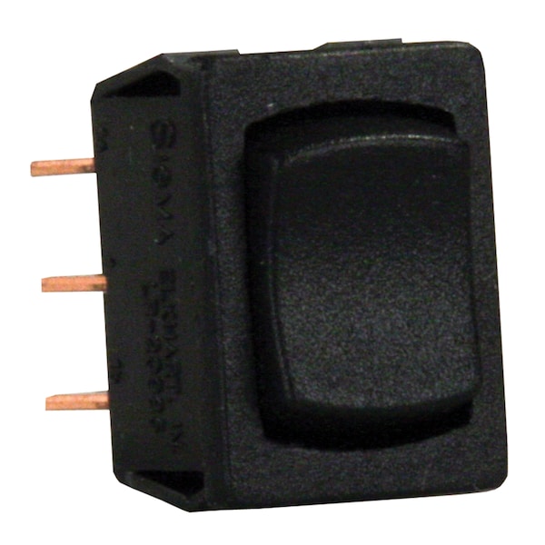 Jr Products JR Products 13335 SPDT Mini On/Off/On Switch - Black - 13335
