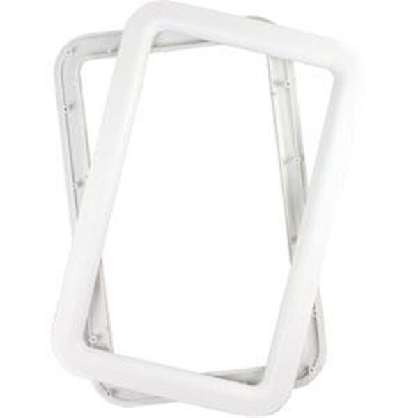 Jr Products JR PRODUCTS 11011 RV Parts For Reporting Door Window Frame; White - J45-11011