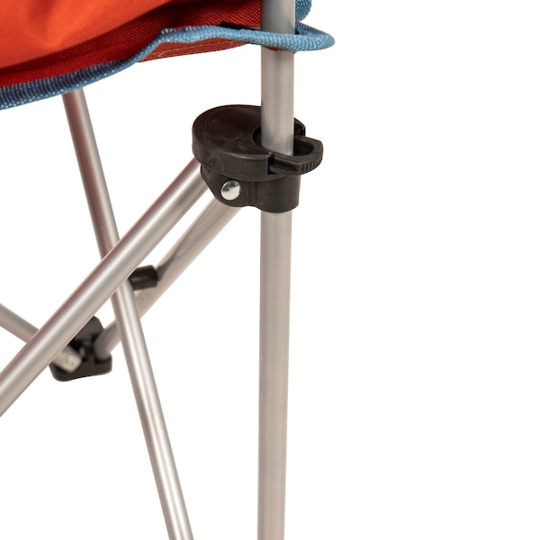Life Is Good Max Shade Quad Folding Camp Chair With Tilt UV Sun Protection Canopy Navy Blue - QC50CPLG-24SL-1