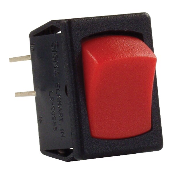 Jr Products JR Products 12795 Mini On/Off Switch - Red/Black - 12795