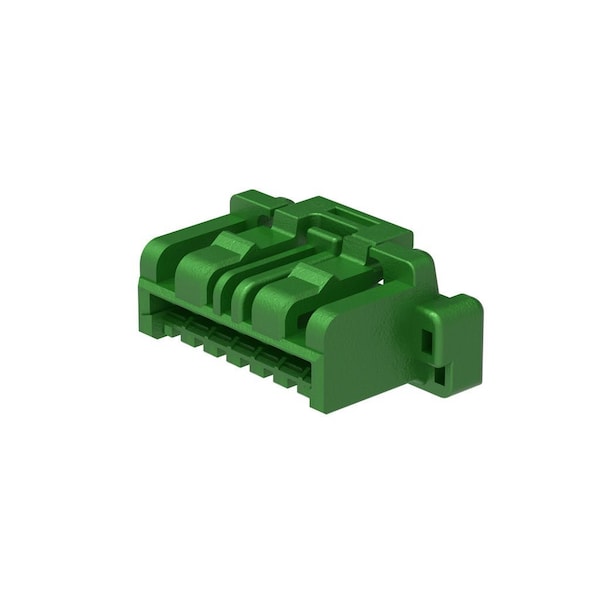 Molex Board Connector, 11 Contact(S), 1 Row(S), 0.059 Inch Pitch, Locking, Green Insulator, Plug - 5025781106