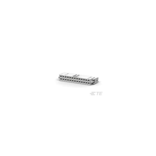 Te Connectivity Board Connector, 26 Contact(S), 2 Row(S), Female, 0.1 Inch Pitch, Idc Terminal, Locking, Gray - 2-215882-6