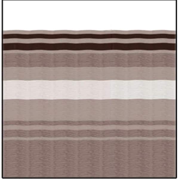 Whole-In-One 18 ft. 2 in. Sierra Brown Dune Stripe White Weatherguard - WH2604166