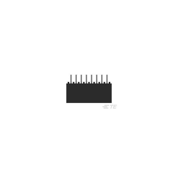 Te Connectivity Board Connector, 8 Contact(S), 1 Row(S), Male, Straight, 0.1 Inch Pitch, Solder Terminal, Locking,  - 2-644861-8