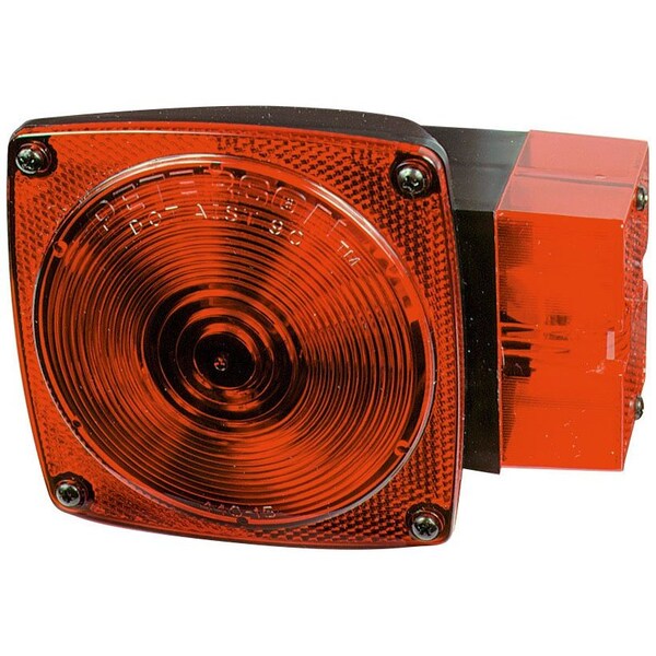 Peterson LIGHTSCLEARANCE AND TAIL RV Stop Turn Tail Light Incandescent Bulb Red Lens 594 Inch x 412 - V452
