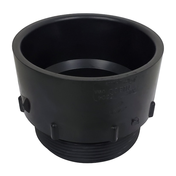 Icon Holding Tank Fitting - 3in Hub with DWV Male Adapter - 14241