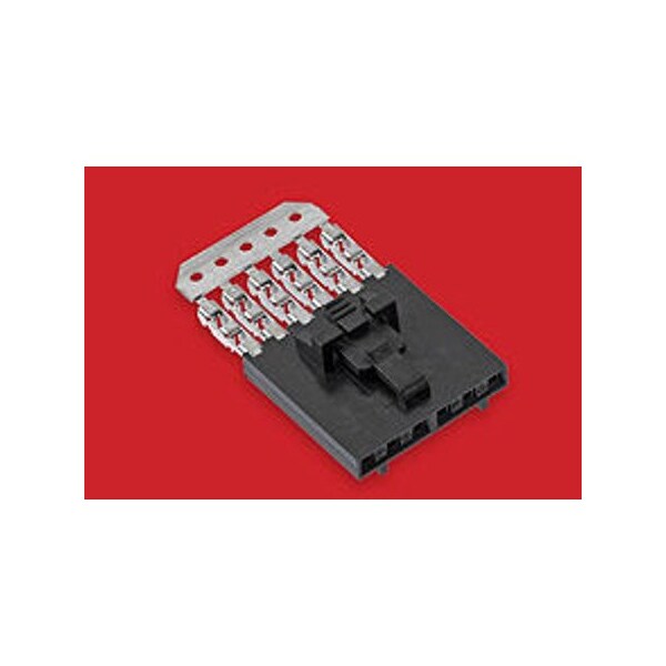 Molex Board Connector, 2 Contact(S), 1 Row(S), Female, 0.1 Inch Pitch, Idc Terminal, Locking, Black - 14600024