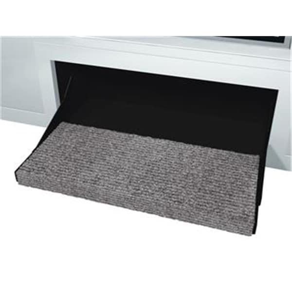 Prest-O-Fit 20353 23 In. Outrigger Entry Step Rug - Gray - P2G-20353