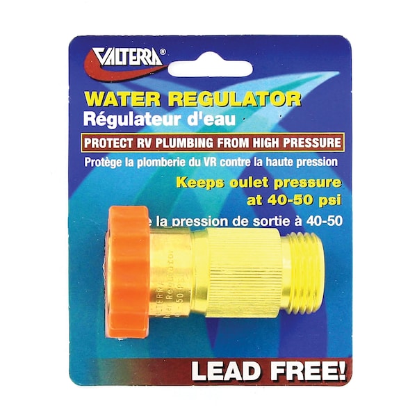 Valterra Valterra A01-1120VP Brass Water Regulator (Carded) - A01-1120VP
