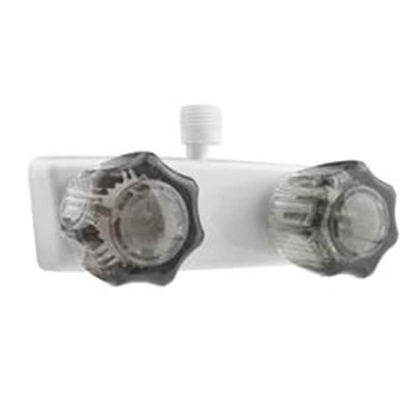 Dura Faucet DURA FAUCET DFSA100SWT RV Shower Faucet -White - D6U-DFSA100SWT