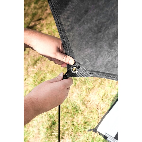 Camco RV AWNING SHADE KIT, 54INX 120IN, BLACK, BILINGUAL - 51451