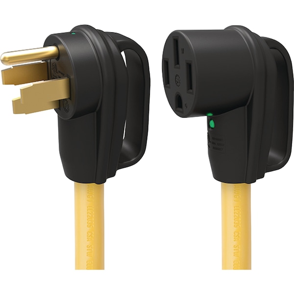 Parkpower By Marinco Park Power 50ARVE25 50A 125/250V Extension Cord W/Handle & Indicator Light, 25' - 50ARVE25