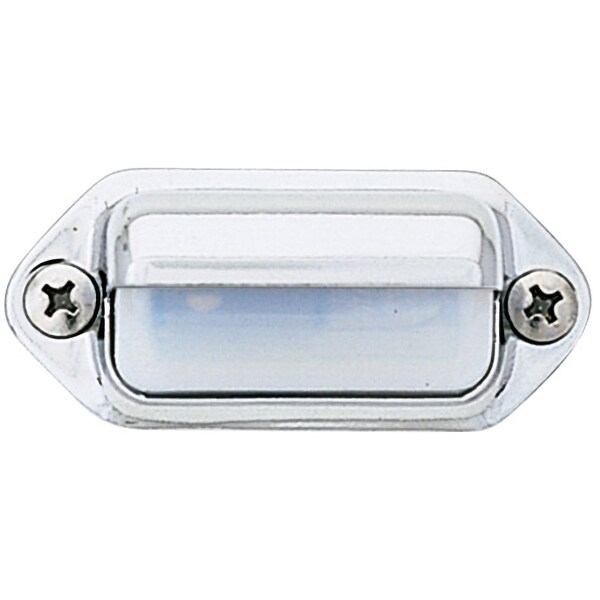 Peterson Clear Light Surface Mount Chrome Plated Housing White Housing Brass Housing - V434
