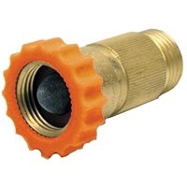 Us Hardware Water Pressure Regulator, 3/4 in ID, Female x Male, 40 to 50 psi Pressure, Brass - RV-321C