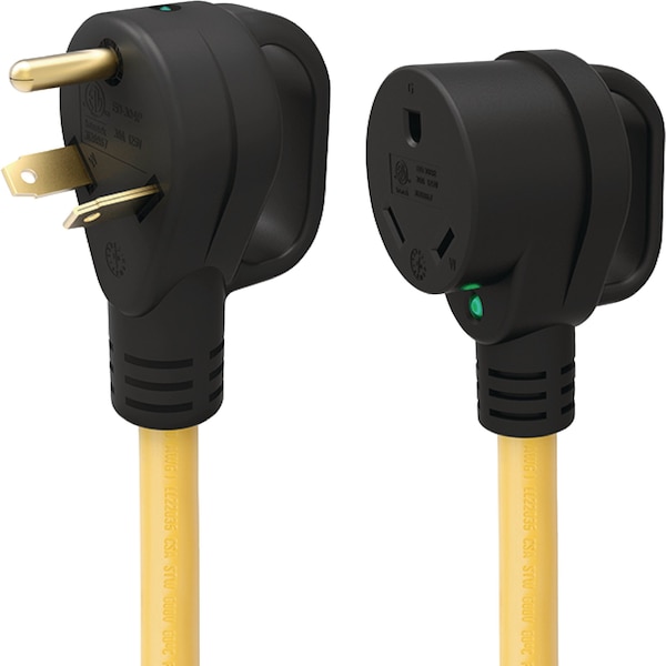 Parkpower By Marinco Park Power 30ARVE50 30A 125V Extension Cord W/Handle & Indicator Light, 50' - 30ARVE50