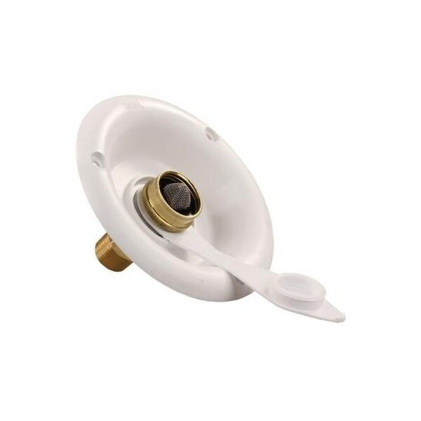 Jr Products Direct OEM Replacement, Used For RV Fresh Water System, Recessed Inlet Without Hatch - 321-B-26-A