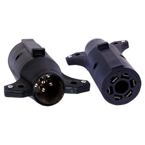 Overtime UE726001 7 Way RV To 6 Round Adapter - OV564686